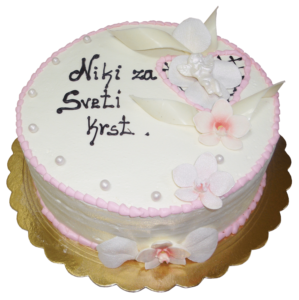 Keksarna Brodnjak - Torta za sveti krst orhideje