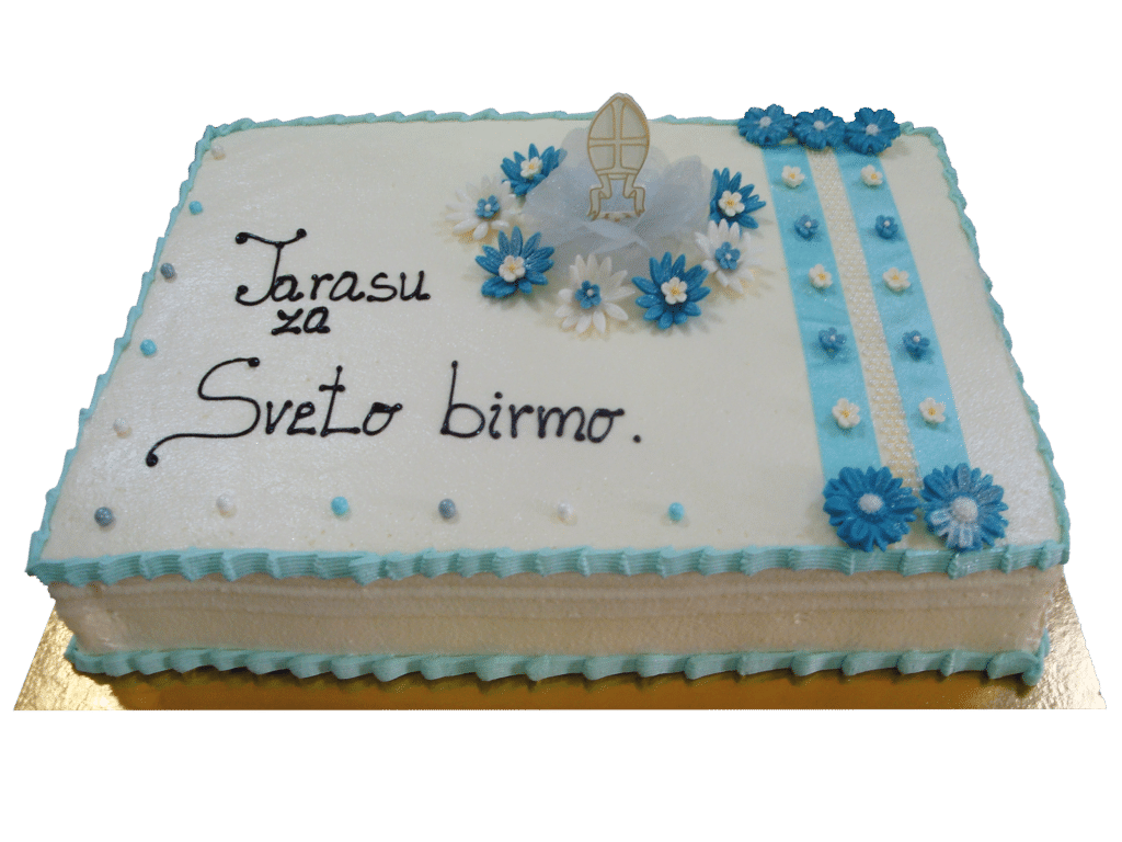 keksarna_Brodnjak torta za sveto birmo kapa